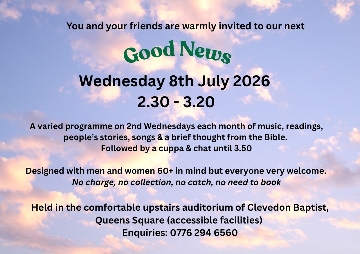 Good News July 26 invitation